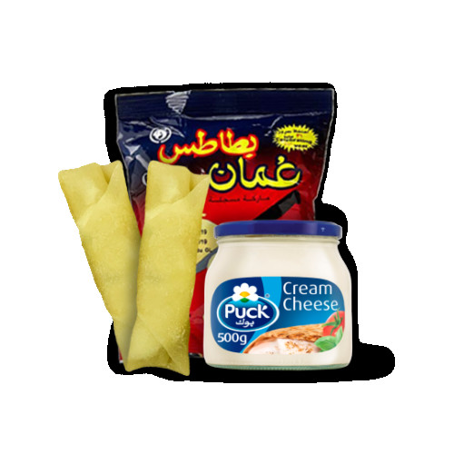 Chips Oman With Puck Cheese