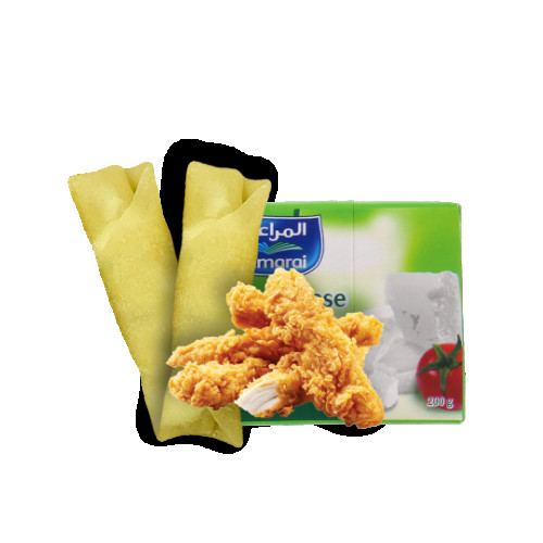 Feta Cheese With Zinger Roll