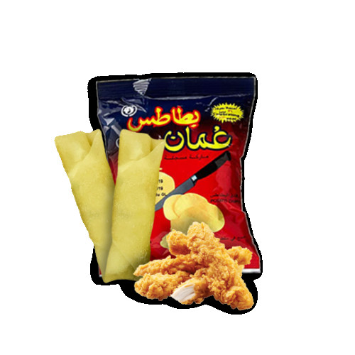 Chips Oman With Zinger Roll